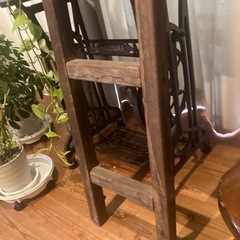 昭和レトロ　木製ハシゴの画像