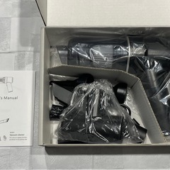 ハンディクリーナー 車用 掃除機 25000PA 充電式 コードレス LEDライトの画像