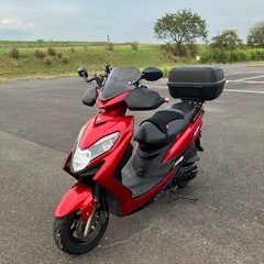 【低走行、美品】スズキ　スウィッシュ１２５リミテッド(ワインカラー) の画像