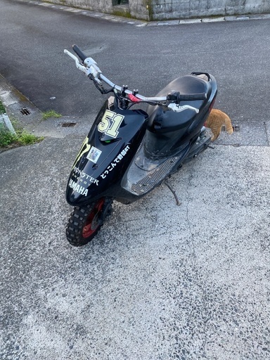 鹿屋市　YAMAHAジョグ　2スト　レースベース車体　不動　ノーマルパーツあり
