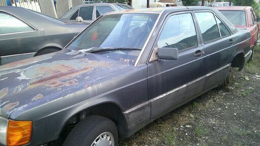 Mベンツ190E-25.ジーゼルターボーボデー車体販売-事故歴なし