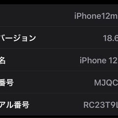 【SIMフリー】iPhone12mini 64GB パープル【最終値引き中】の画像