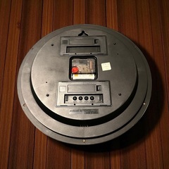 MAG WI-563多機能 掛け時計 ホワイト 連続秒針 アナログ デジタルの画像