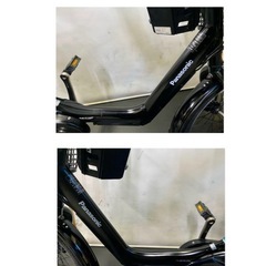 1年保証 ラクイック新型パナソニックギュット黒色電動アシスト自転車