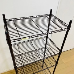 収納家具　ラック　ブラウンの画像