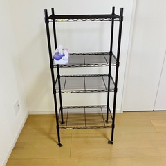 収納家具　ラック　ブラウンの画像