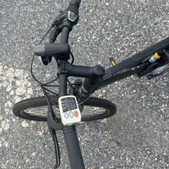 パナソニック電動アシスト自転車黒の画像
