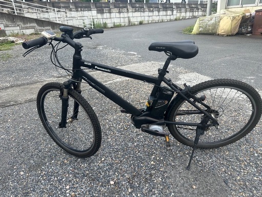 パナソニック電動アシスト自転車黒