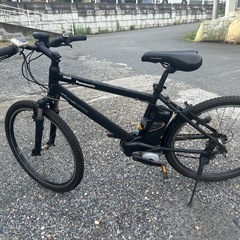 パナソニック電動アシスト自転車黒の画像