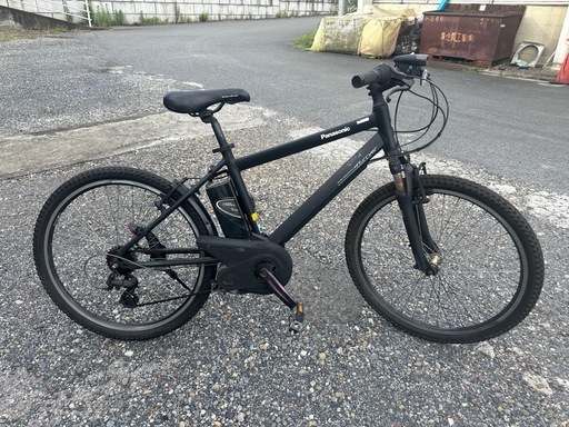 パナソニック電動アシスト自転車黒