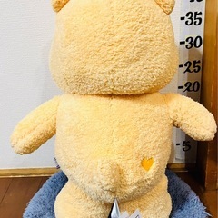♡未使用♡ケアベア♡ふんわりBIG♡ぬいぐるみ♡クレーンゲーム♡UFOキャッチャー♡景品♡ビッグ♡大きい♡ラウンド1♡care-bearsの画像