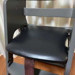 KATOJI カトージ木製ハイチェア CENA ステップ切り替え（グレー）※アジャスター付の画像