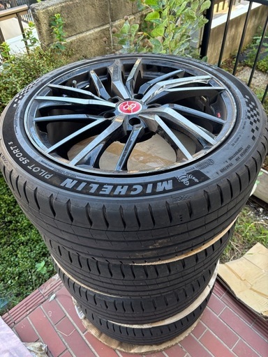 アルミホイールタイヤ4本セットスバル車