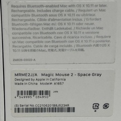 Apple純正　Magic Mouse2  Magic Keyboard セットの画像