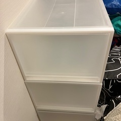 無印　衣装ケース　大　3セットの画像