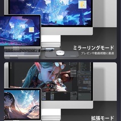 hdmi 無線 0.1秒超低遅延 ワイヤレス hdmi 送受信機セットの画像