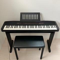 CASIO 電子ピアノとイスセット　動作確認済の画像