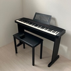 CASIO 電子ピアノとイスセット　動作確認済の画像