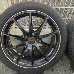RAYS VOLK RACING G25 中古 4本 18インチ PCD112 8J 8.0J +50 鍛造 VW AUDI 245/40R18の画像
