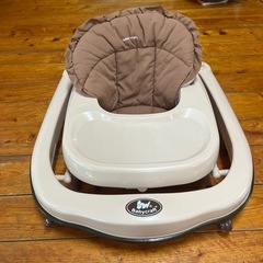 歩行器　赤ちゃん　ベビー　クラフト　Baby craft  茶色　ブラウン　折りたたみの画像