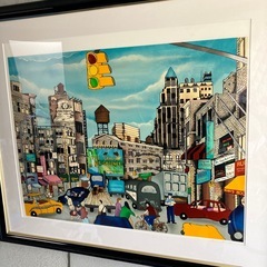 リネアパーゴラ　絵画　ポップアート　インテリア　シルクスクリーン　アートの画像