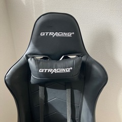 ゲーミングチェア　黒　GT RACINGの画像