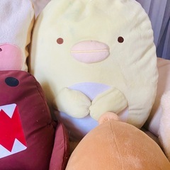 ぬいぐるみセット／NHKどーもくんすみっコぐらしダックス犬など9個　中古の画像