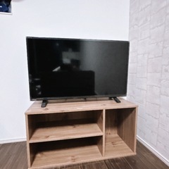 【セット】TOSHIBA REGZA 32型テレビ 32S24 ＋ アイリスオーヤマ テレビ台
の画像