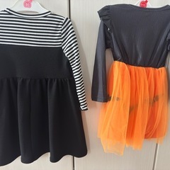 ハロウィン　子ども　ワンピース　2点セットの画像