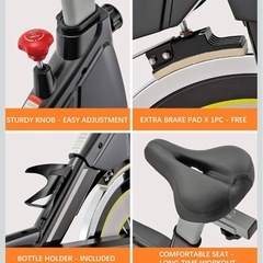 Sovnia 移動簡単　室内　エアロバイク固定式の画像