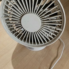 卓上USB小型扇風機ファン　小物入れ一体型の画像