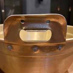 祭りに炊き出しに活躍する大鍋の画像