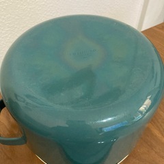 Honey Ware 富士ホーロー鍋　スモールブルーの画像