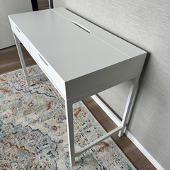 IKEA ALEX ホワイトデスク 100x48cmの画像
