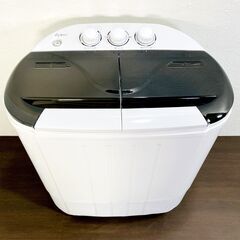 【高年式 2024年製】WEIMALL ウェイモール ポータブル 2槽式 洗濯機 NAW002 小型 3.6kg 脱水2.0kg コンパクト 一人暮らし ベビー用品 靴洗い E0EW0127の画像