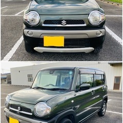 スズキ　ハスラー　G 2WD　平成27年　車検2年付き レーダーブレーキサポート　アイドリングストップ　シートヒーター　現場引渡し の画像