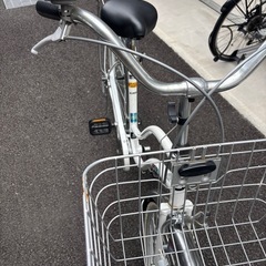 あさひ製自転車・白の画像