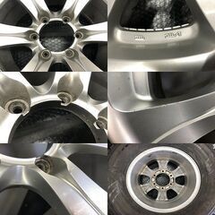 【TOYO OBSERVE Gsi-5 275/70R16】スタッドレス【社外ホイール 16インチ 8J6HPCD139.7+2】バリ溝 ランクル80等　(STB024)の画像
