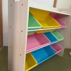 子ども　収納家具の画像