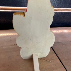 スノーマンの看板飾りの画像