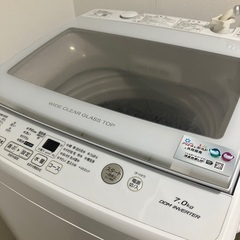 2021年製　AQUA 洗濯機　インバーター式の画像