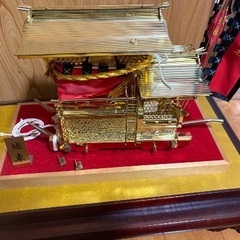 18金総メッキだんじりの画像