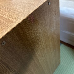２段カラーボックスの画像