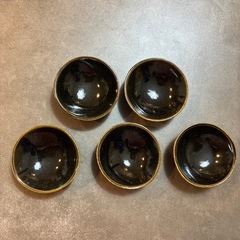 薩摩　黒千代香　酒器　2セットの画像