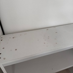 ホワイト 棚 ラックの画像