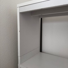 ホワイト 棚 ラックの画像