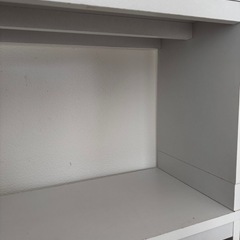 ホワイト 棚 ラックの画像