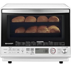 ほとんど使用せず　美品／シャープ加熱水蒸気オーブンレンジ　31L二段式　2023年度製の画像