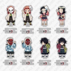 鬼滅の刃　描き下ろしみにきゃら繋がる ランダムアクリルスタンド　第二弾 錆兎(右手挙げ)の画像