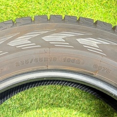 【美品】　235/65R18 106Q 4本　交換工賃込み　スタッドレス　ヨコハマG075の画像